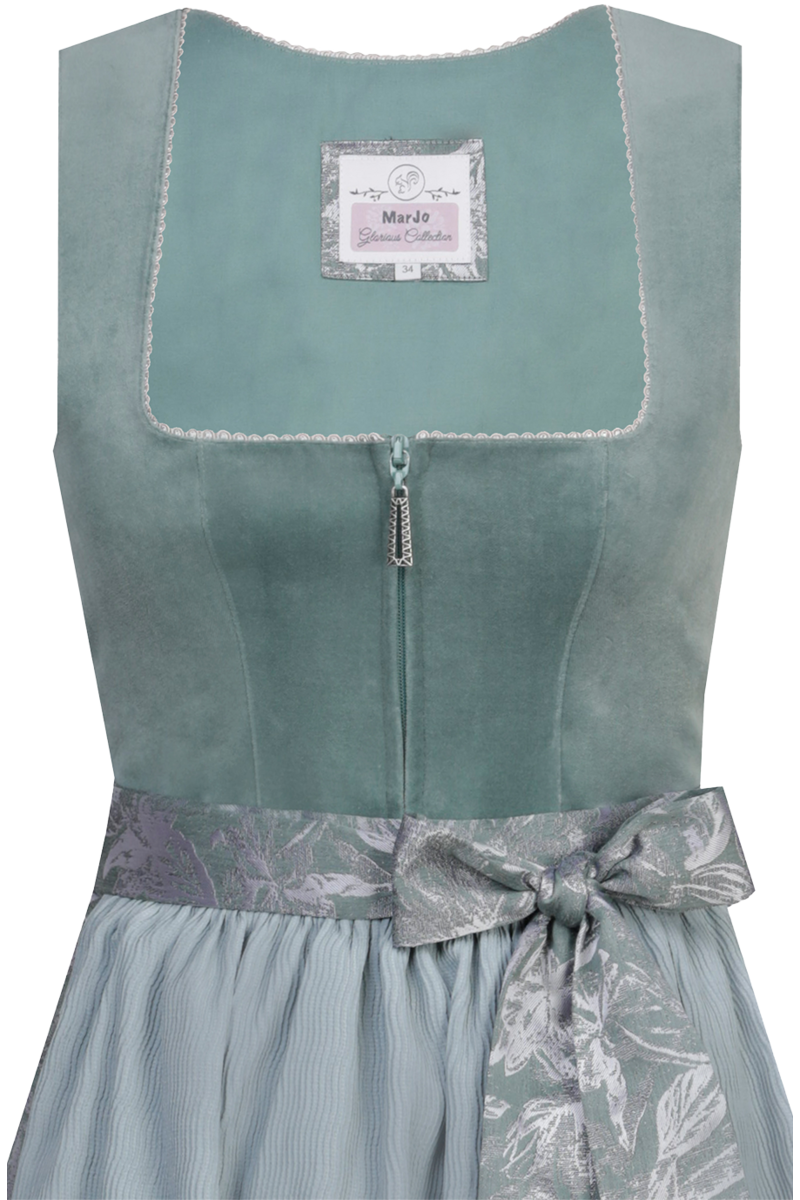 Samtdirndl jade cloud Bild 2