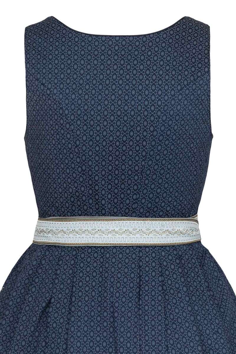 Midi Dirndl mit Reiverschluss marineblau Bild 2