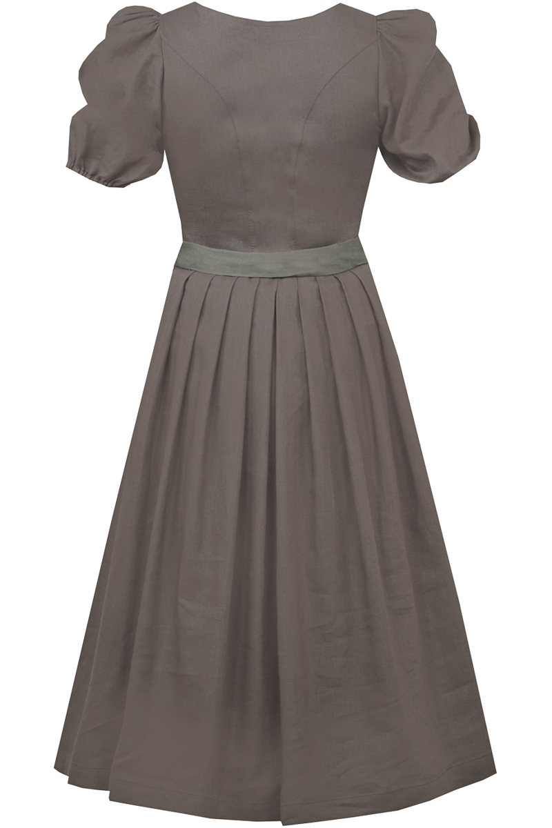 Midi-Dirndl mit rmeln pinie Bild 2