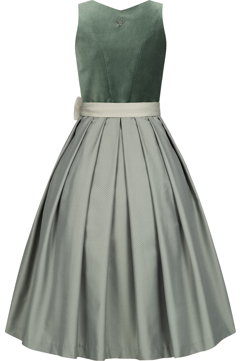 Midi-Samtdirndl mit Herzausschnitt velvet mint Bild 2