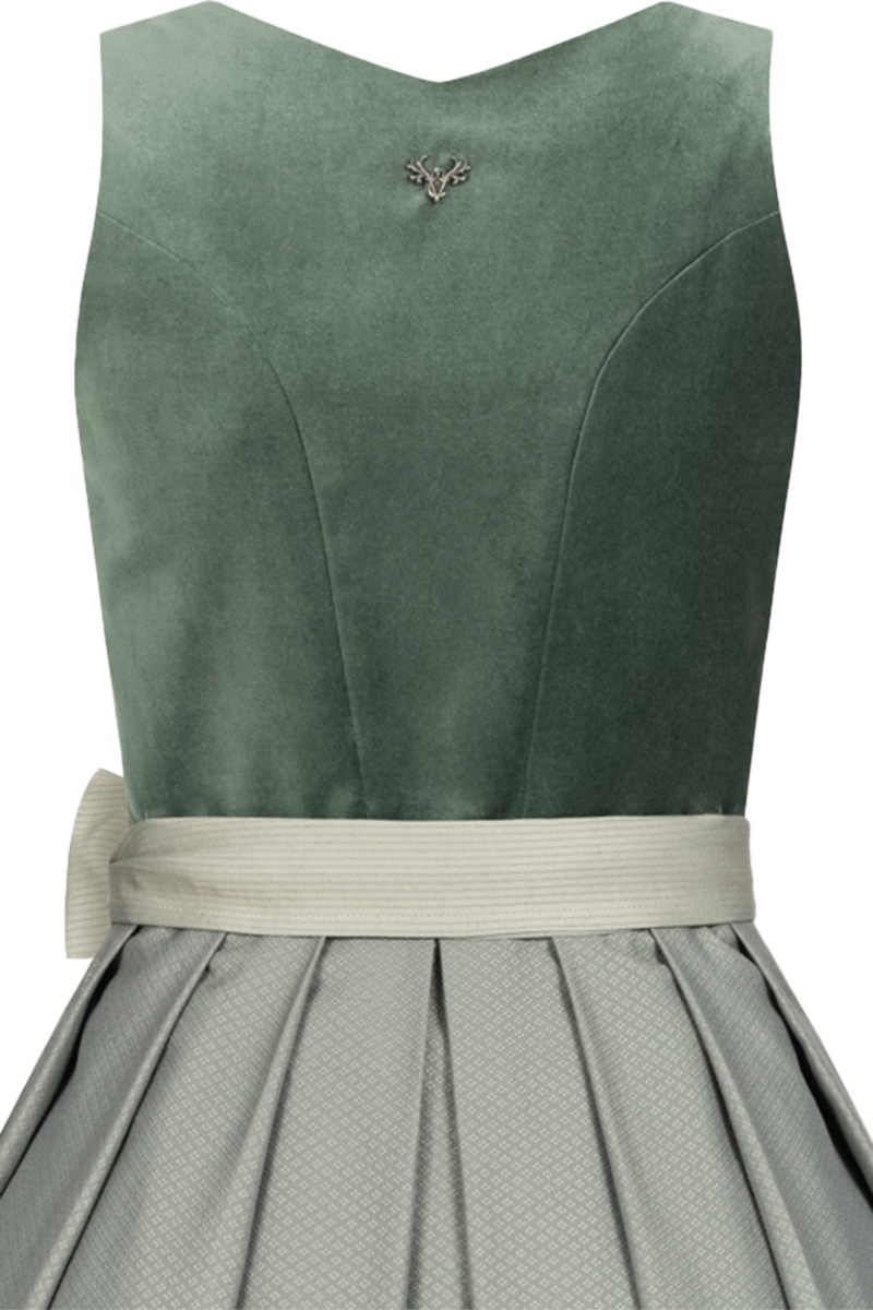 Midi-Samtdirndl mit Herzausschnitt velvet mint Bild 2