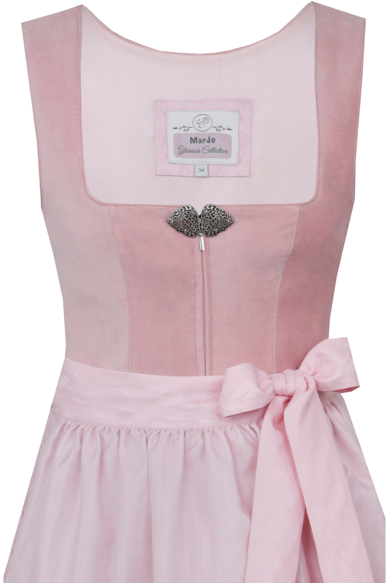 Midi-Dirndl puderrosa Bild 2