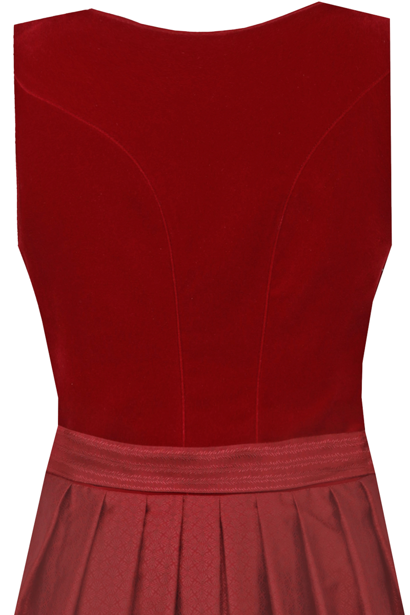 Midi-Samtdirndl kirsche Bild 2