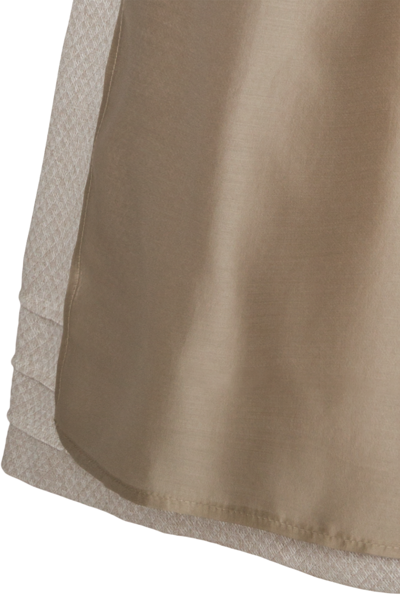 Damen Dirndl mit Herzausschnitt und Puffrmeln beige Bild 2