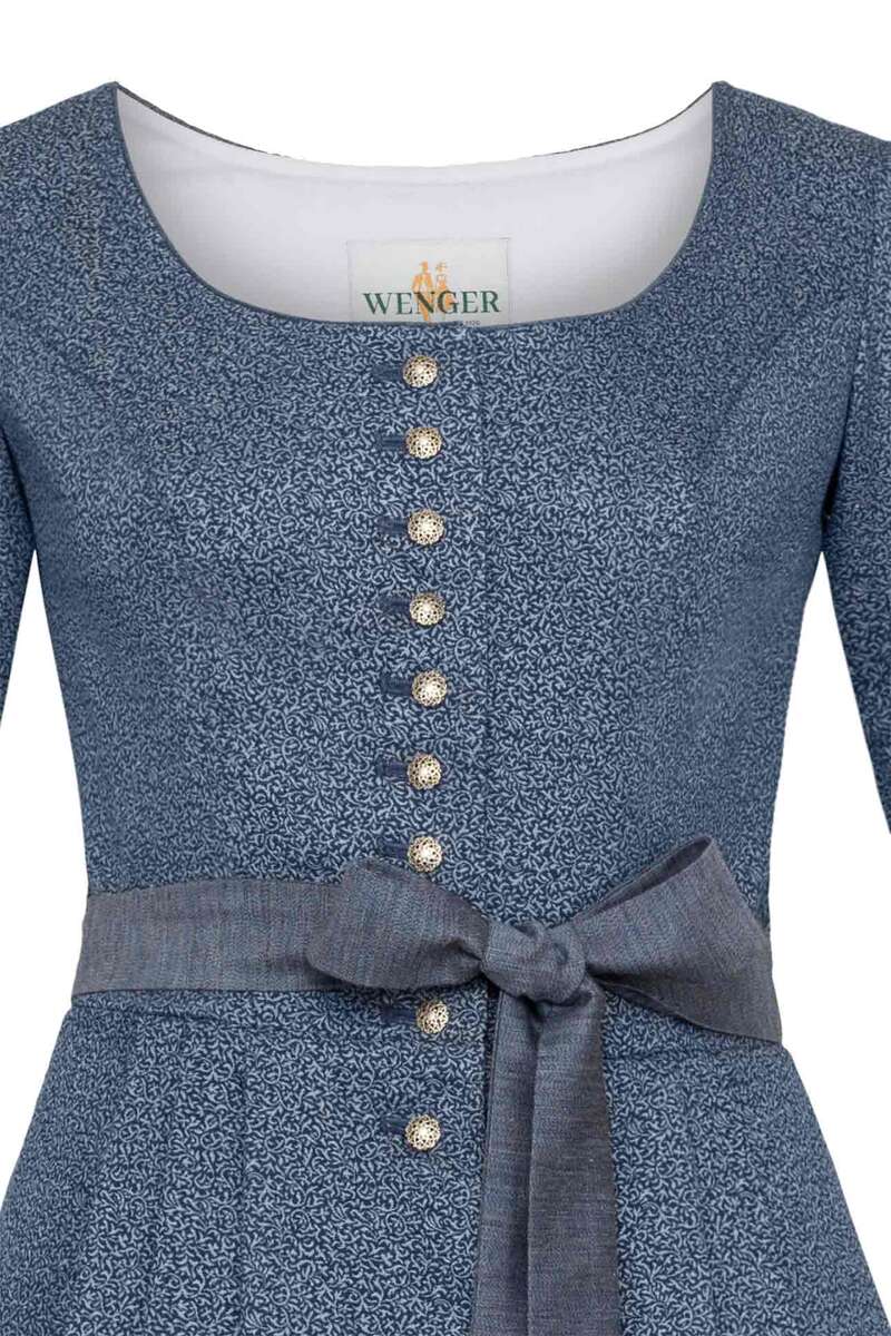 Midi-Dirndl mit kurzen rmeln Dirndlkleid marine Bild 2