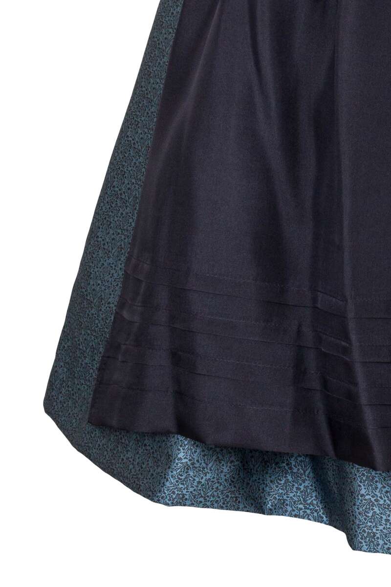 Dirndl Seidenschrze blau Bild 2