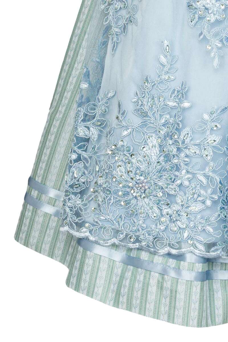 Dirndl kurz mit Strass trkis Bild 2