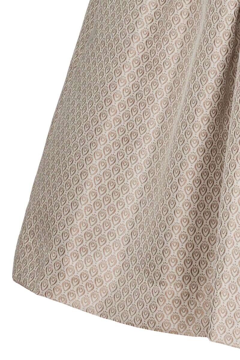 Mini-Dirndl mit Spitzenschrze grau Bild 2