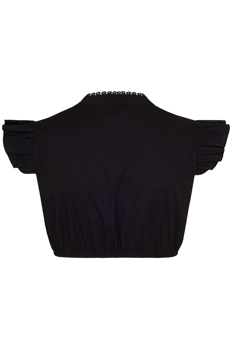 Dirndlbluse mit Flgelarm schwarz Bild 2