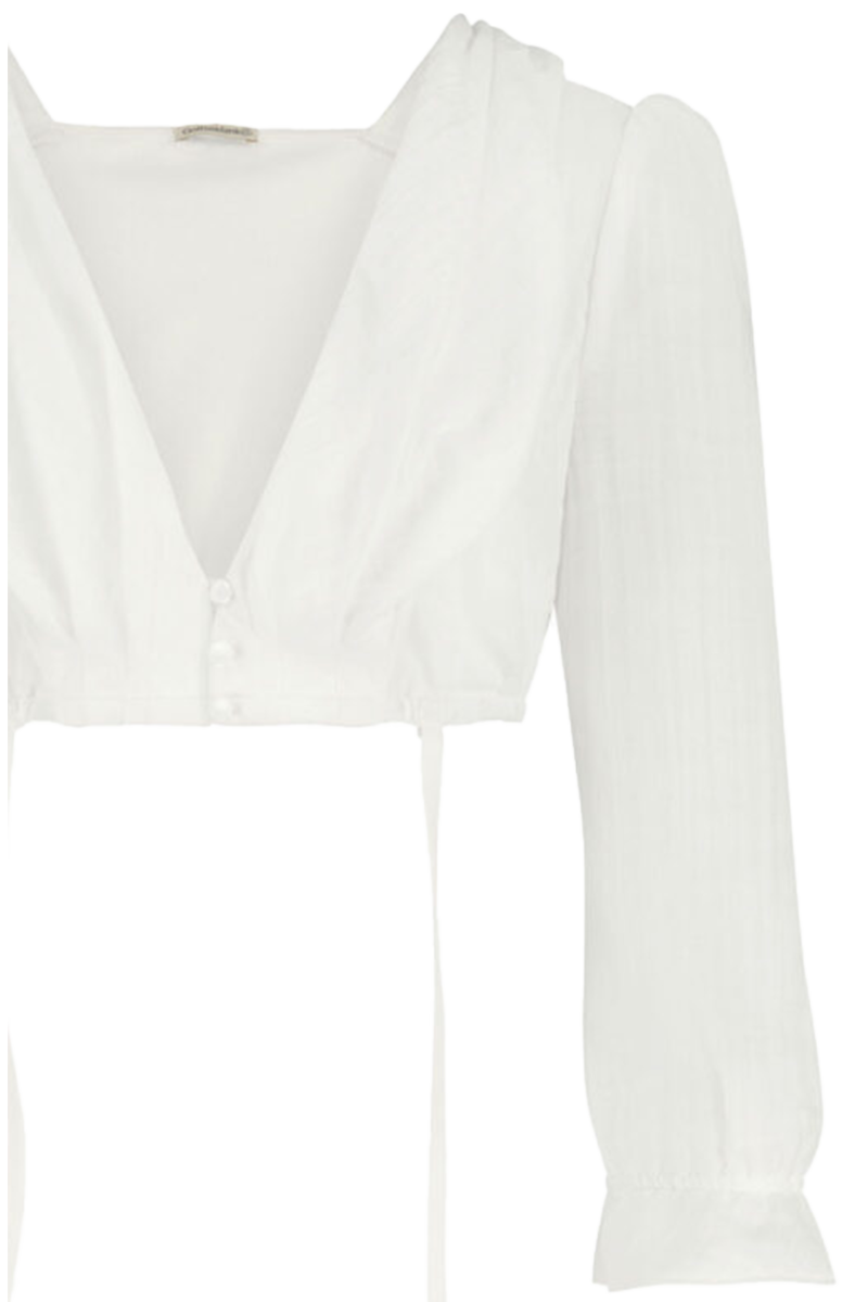 Dirndlbluse mit langen rmeln eierschale Bild 2