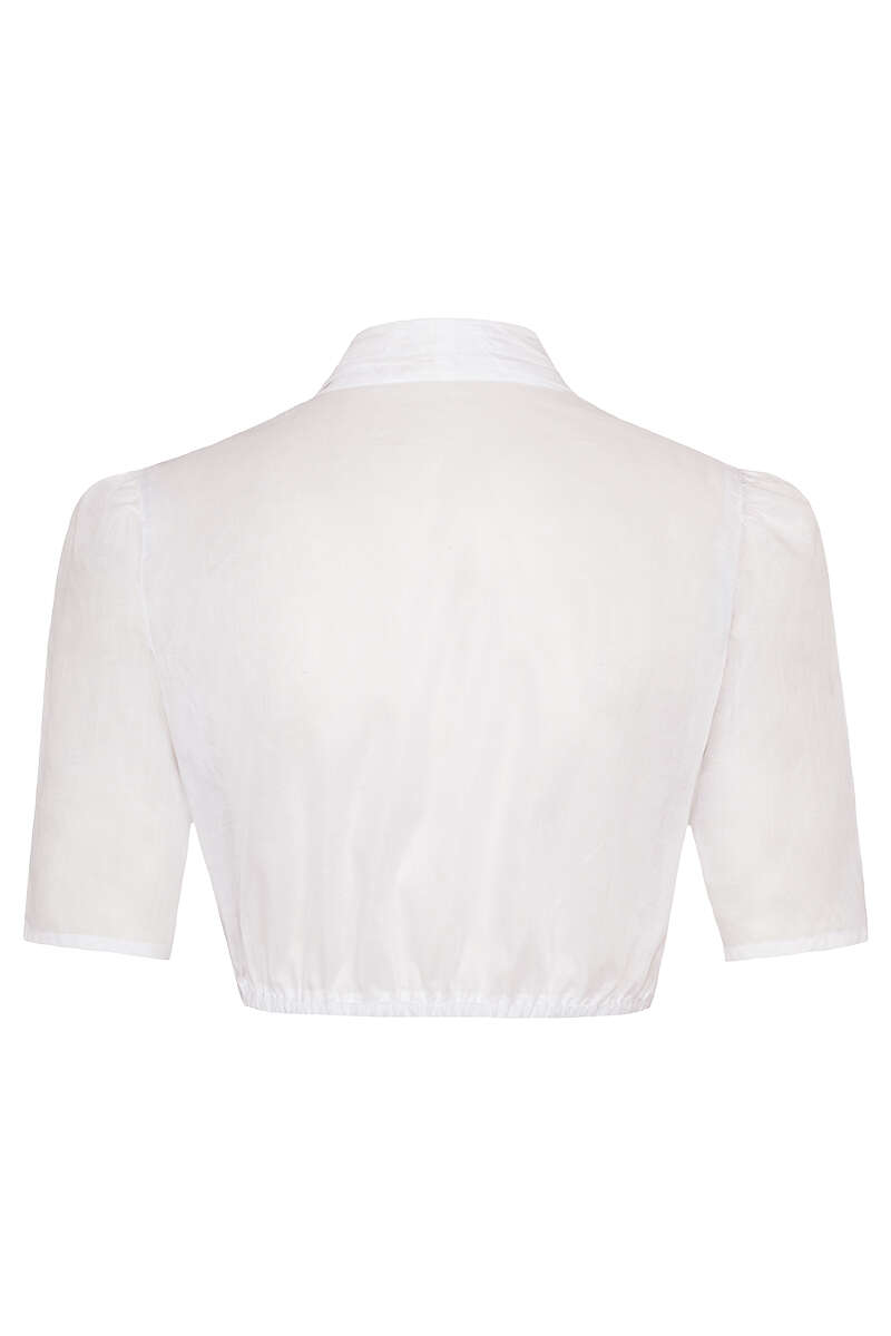 Dirndlbluse mit Kelchkragen wei Bild 2