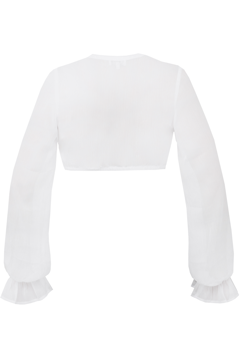 Dirndlbluse mit weiten rmeln offwhite Bild 2