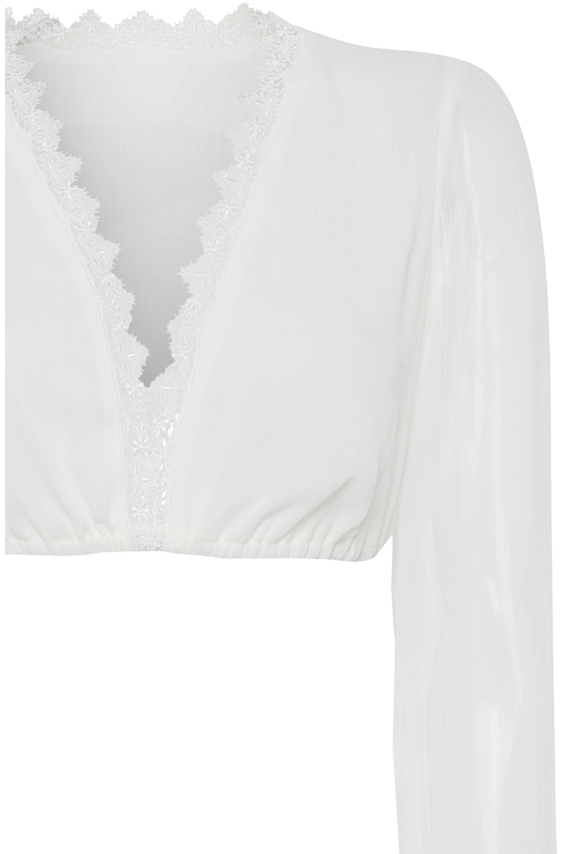 Dirndlbluse 3/4-Arm ecru Bild 2