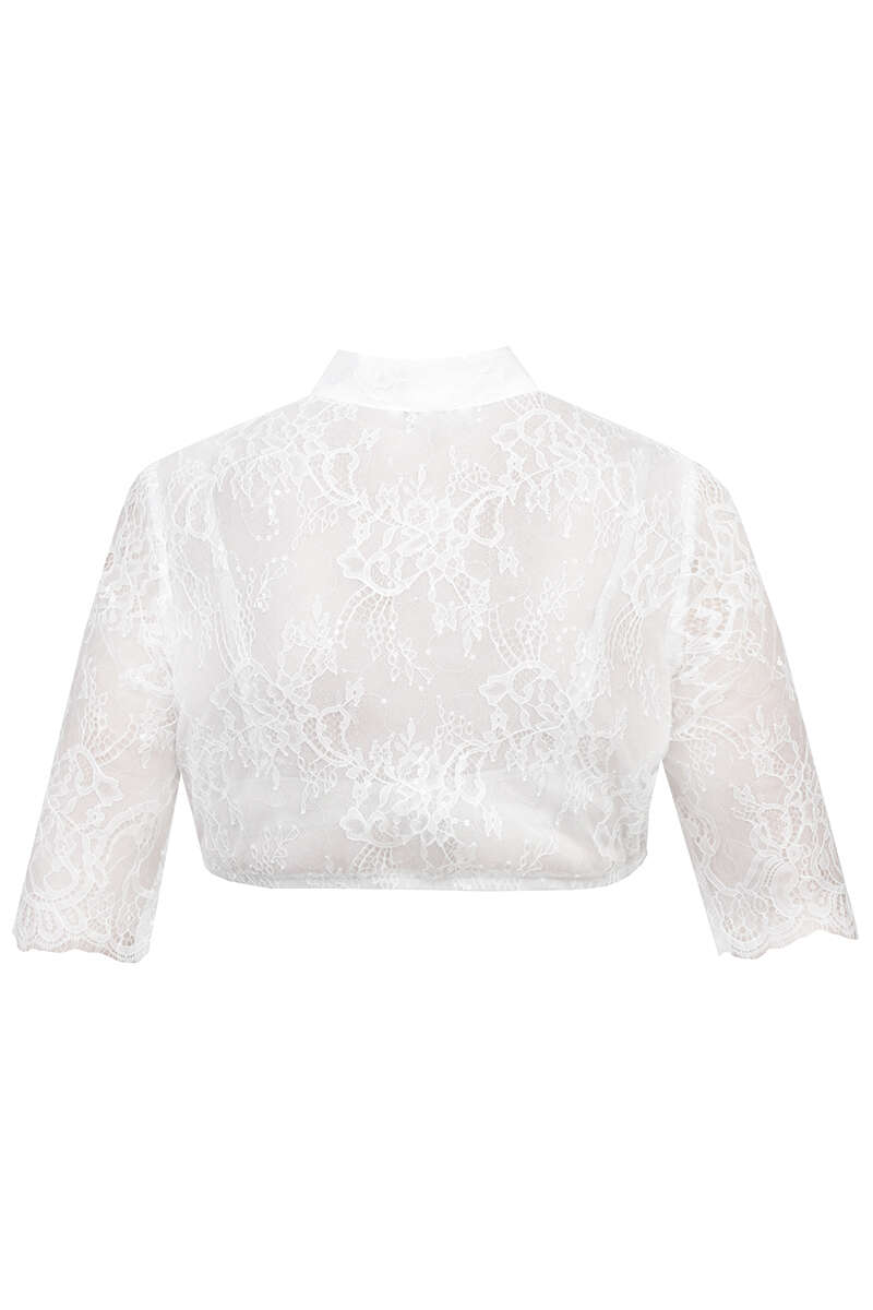 Dirndlbluse mit halblangen rmeln offwhite Bild 2