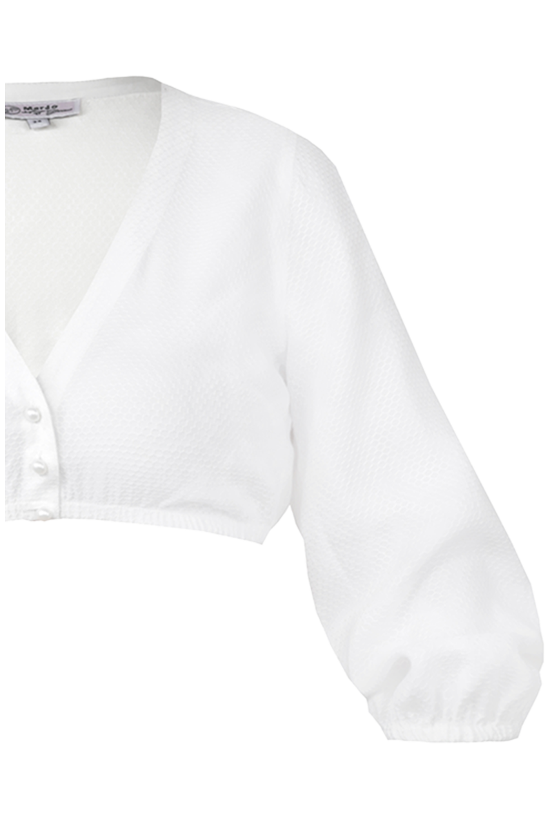 Dirndlbluse mit weiten rmeln offwhite Bild 2