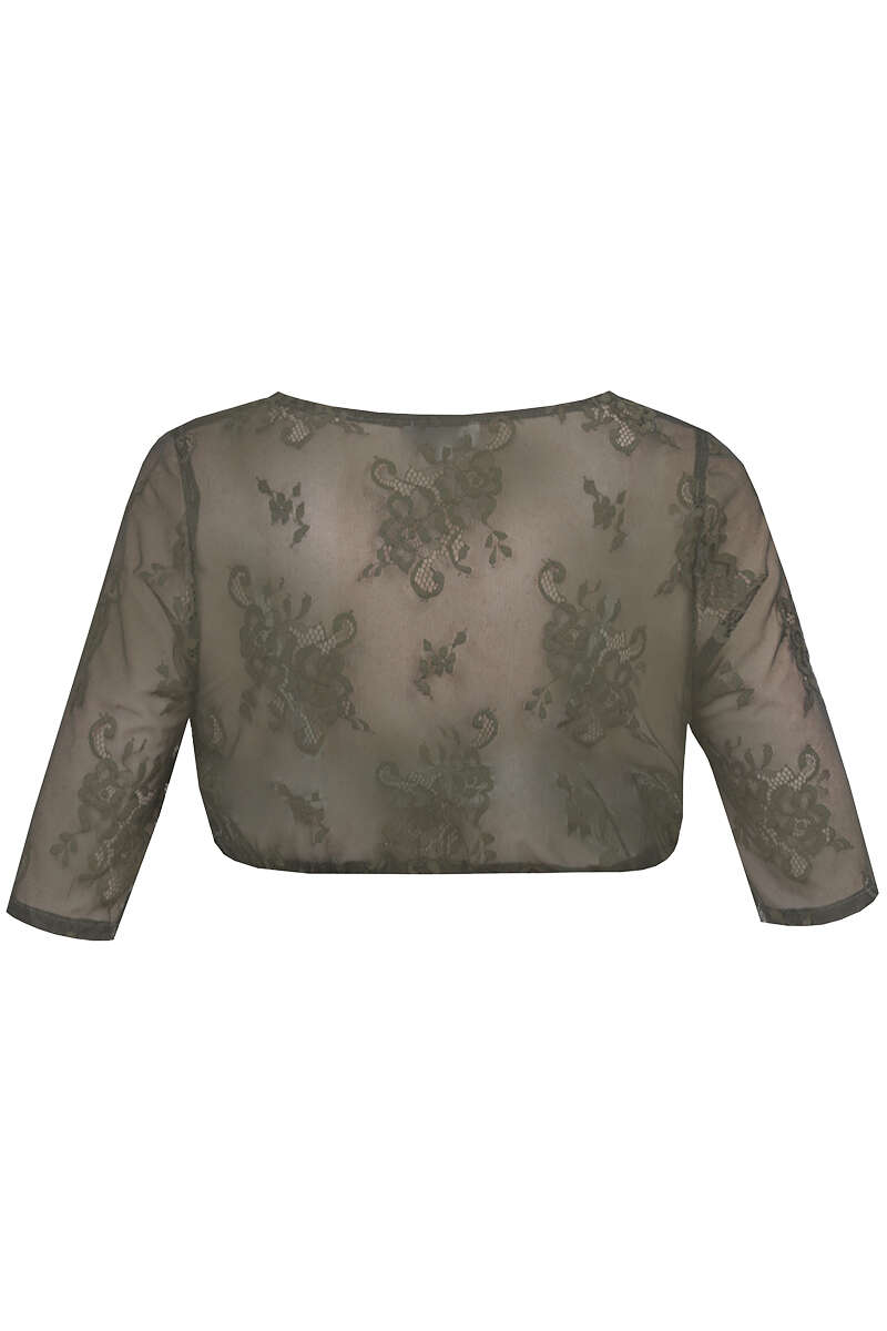 Dirndlbluse mit halblangen rmeln flaschengrn Bild 2