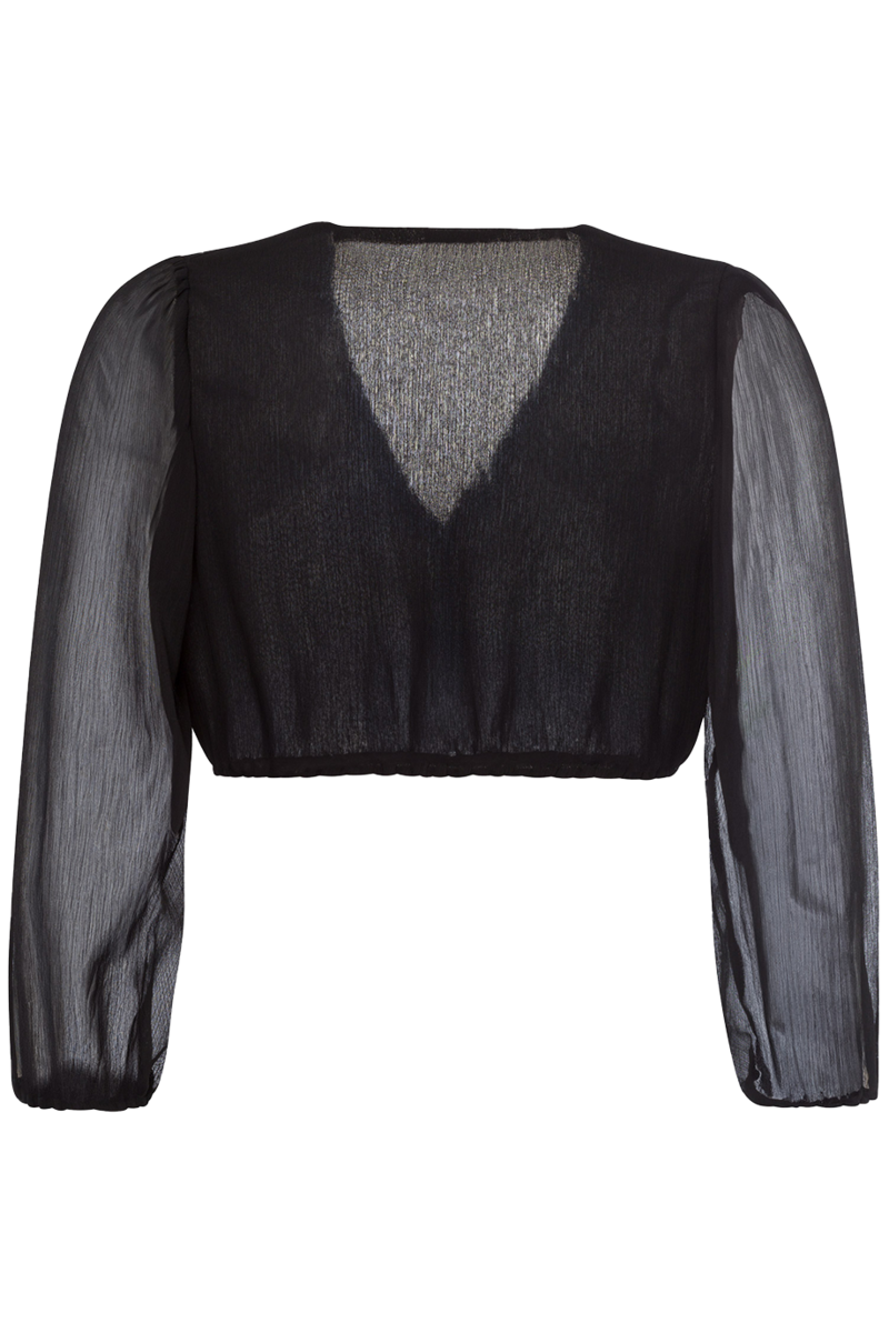 Dirndlbluse mit 3/4-Arm schwarz Bild 2