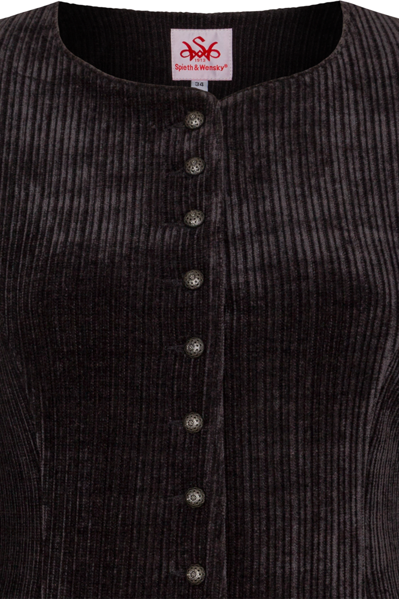 Damen Trachtenblazer kurz tailliert Samtcord Bild 2