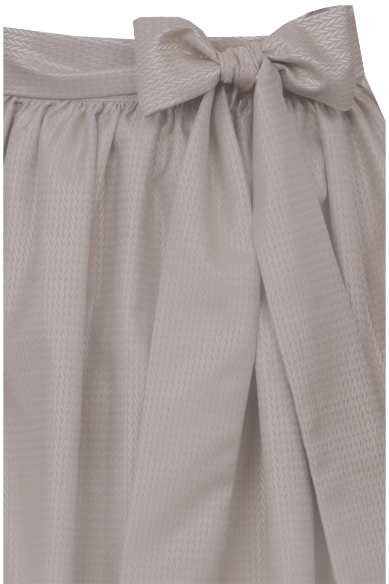 Dirndlschrze Midilnge 70 cm taupe Bild 2