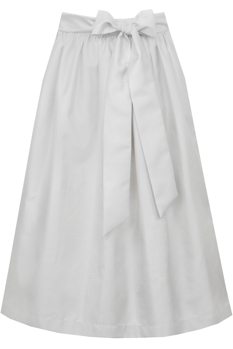 Dirndlschrze 75cm silbergrau