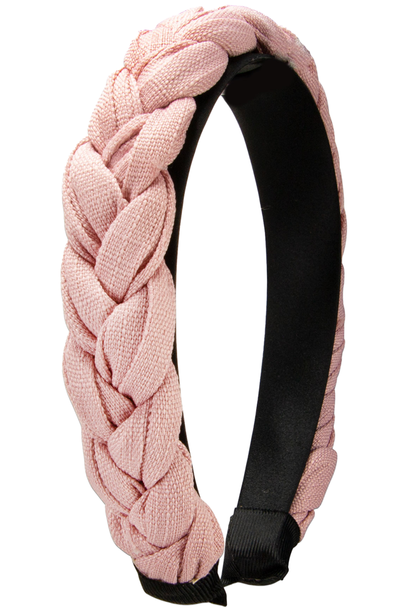 Haarreif geflochten rosa