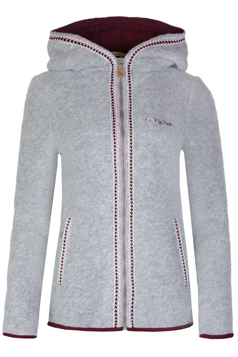 Damen Jacke Alpin Outdoor kiesel-traube