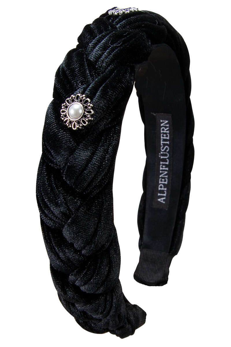 Samt Haarreif schwarz