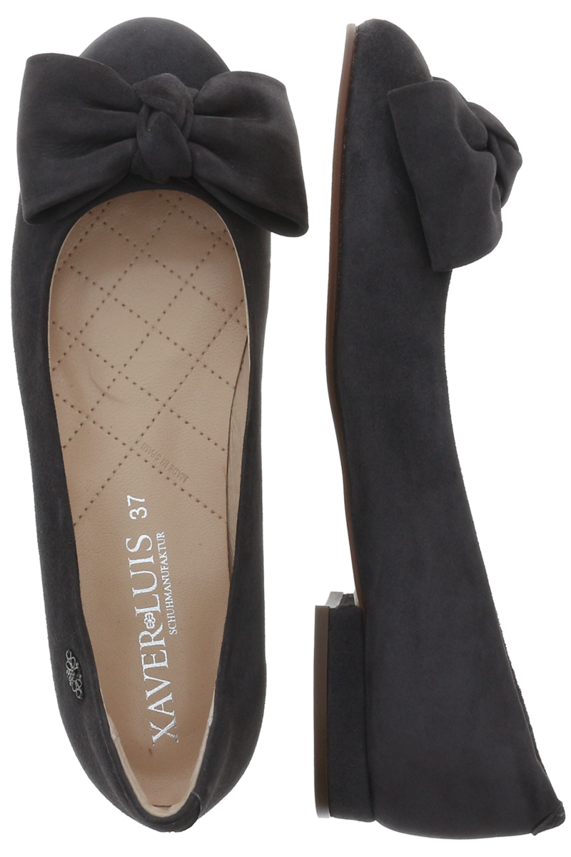 Trachten-Pumps mit Schleife navy Bild 2
