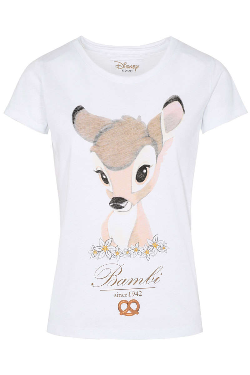 Damen T-Shirt mit Bambi-Aufdruck