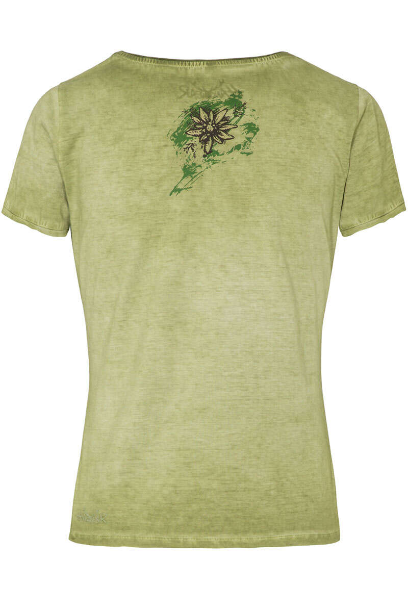 Damen Trachten T-Shirt 'Bergliebe' moosgrün Bild 2