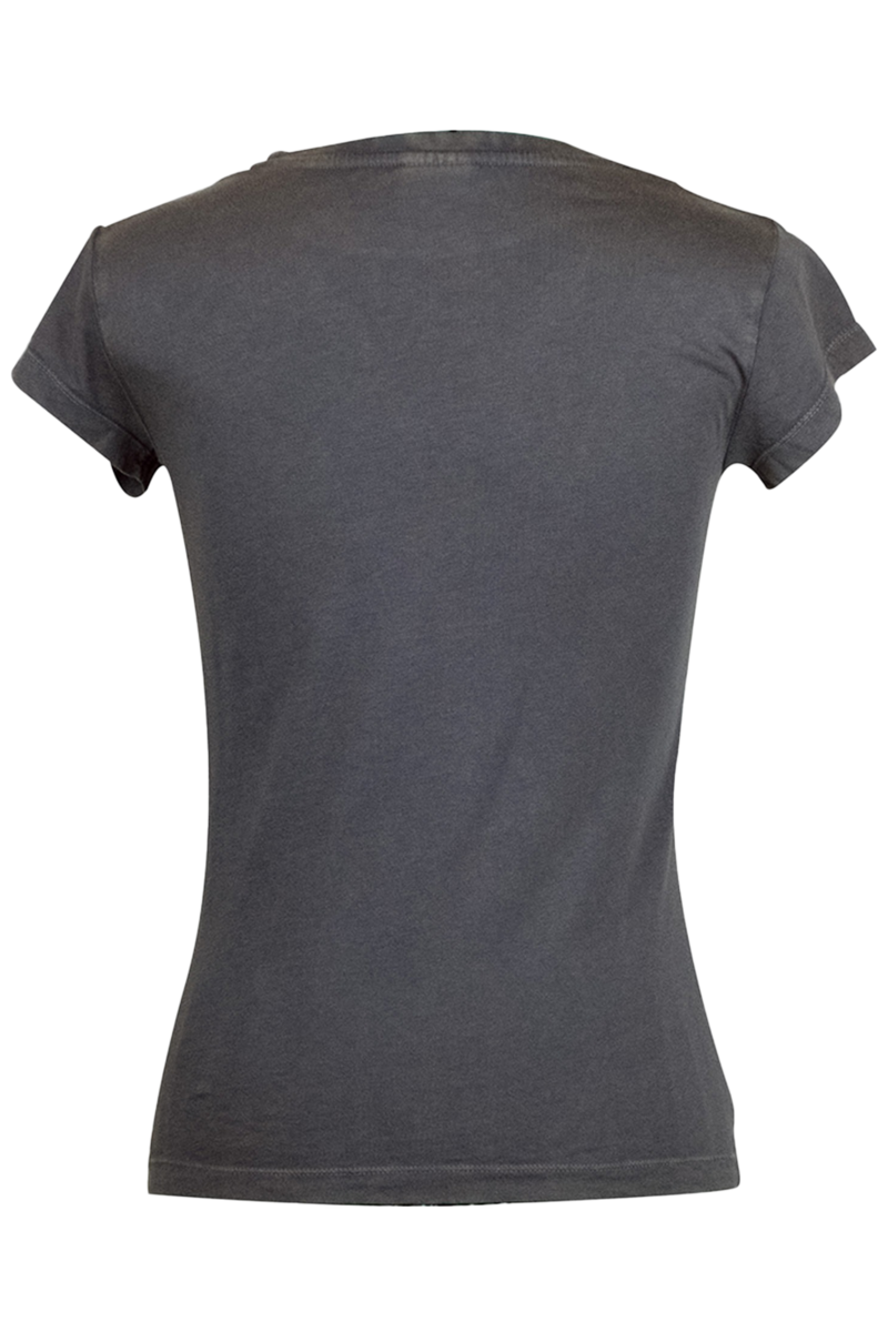 Damen T-Shirt 'Pumuckl Blume' anthrazit Bild 2