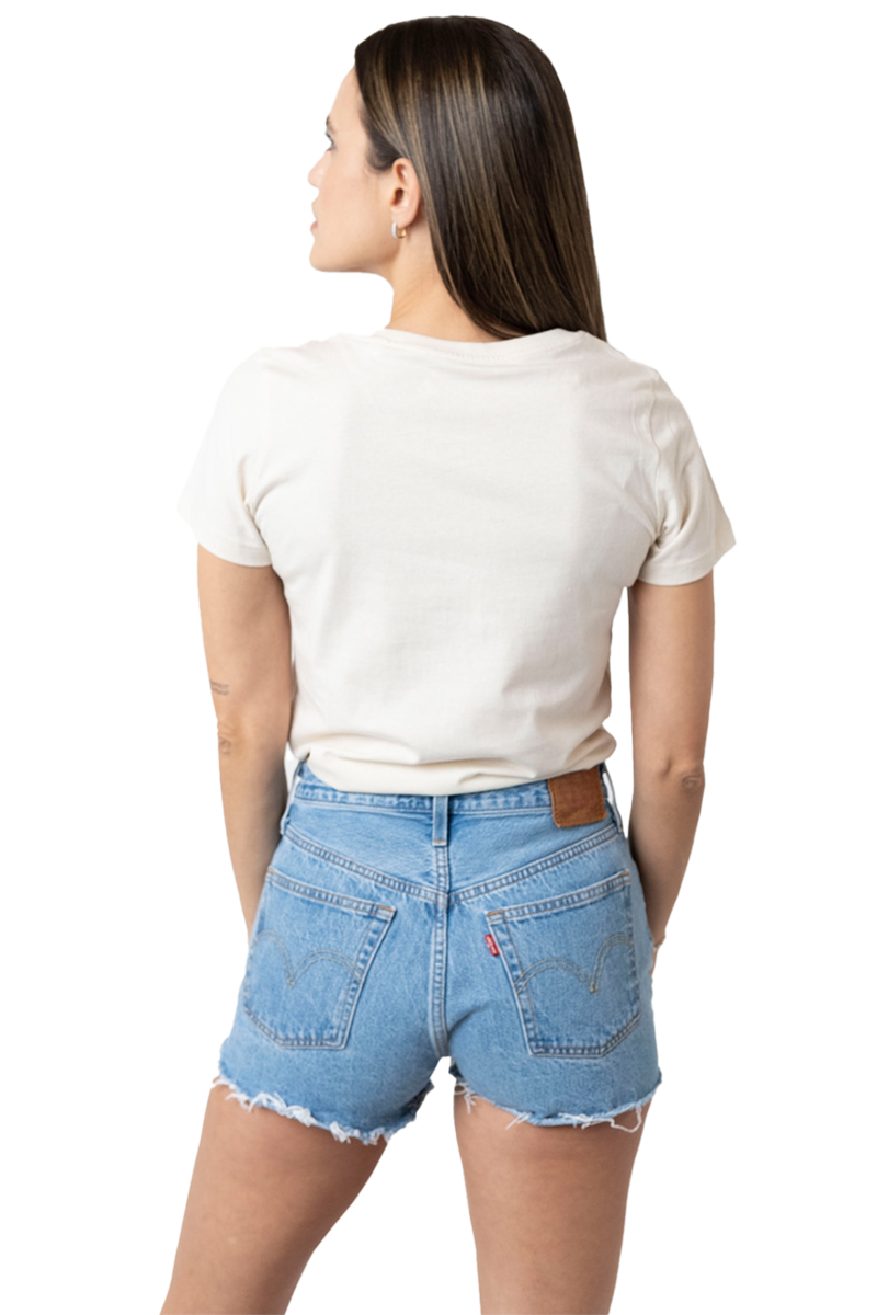 Damen T-Shirt 'Expresslieferdienst' naturcreme Bild 2