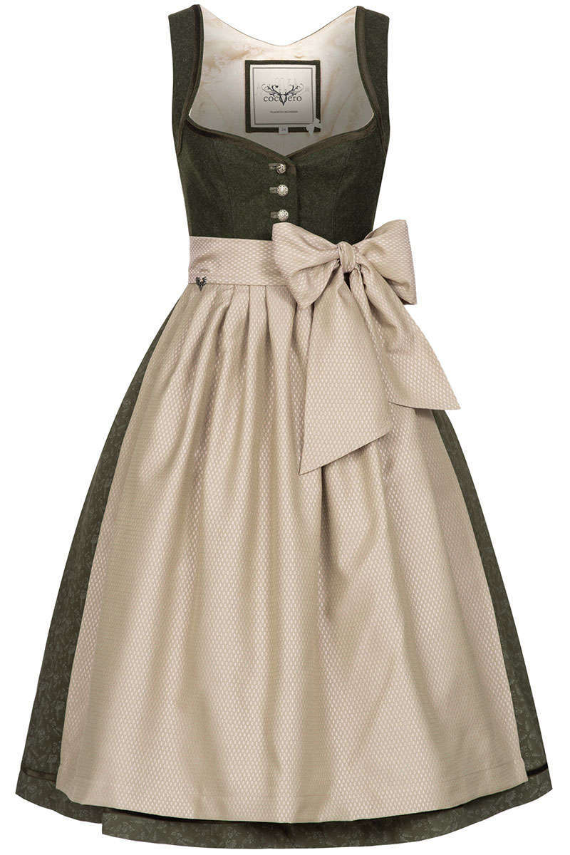 Loden Dirndl grn