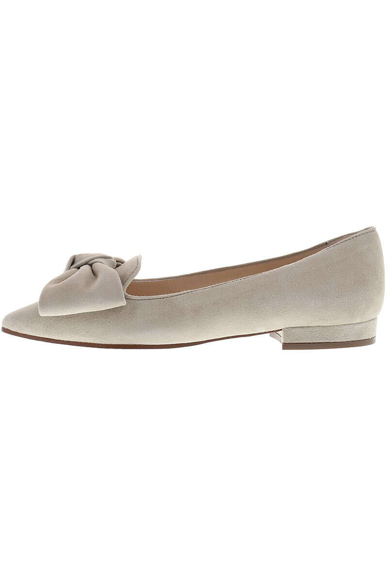 Trachten-Pumps mit Schleife corda beige Bild 2