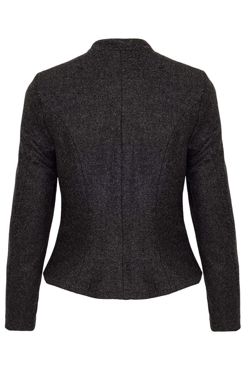 Damen Trachten Lodenblazer Stretch anthrazit Bild 2