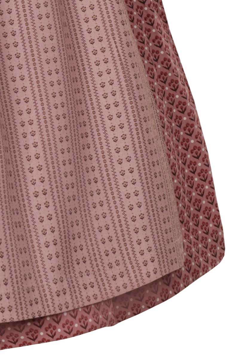 Hochgeschlossenes Midi-Dirndl cranberry Bild 2