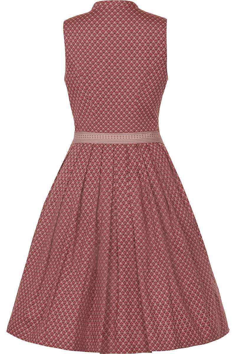 Hochgeschlossenes Midi-Dirndl cranberry Bild 2