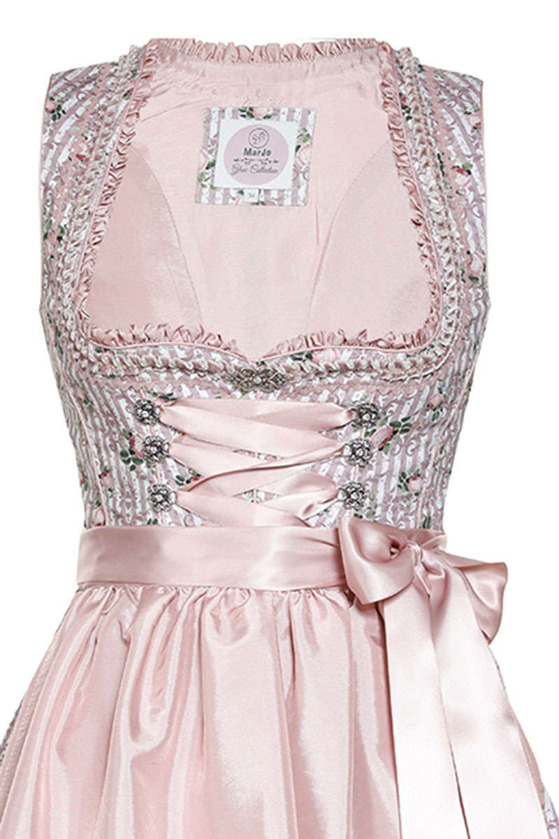 Mini Dirndl altrosa Bild 2