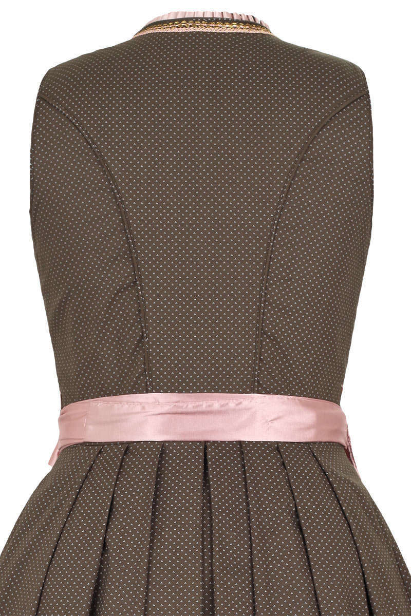 Dirndl kurz Vintage oliv Bild 2