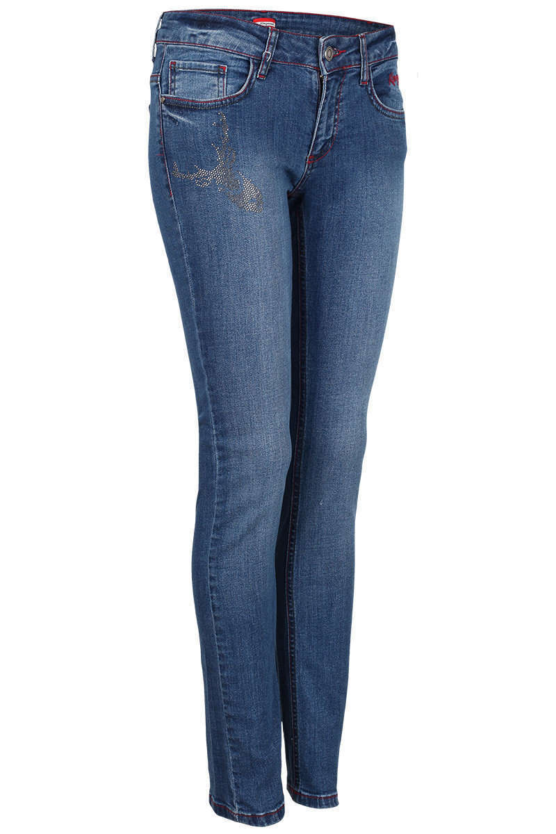 Damen Trachten-Jeans mit Strass-Applikationen - Damen - Werner
