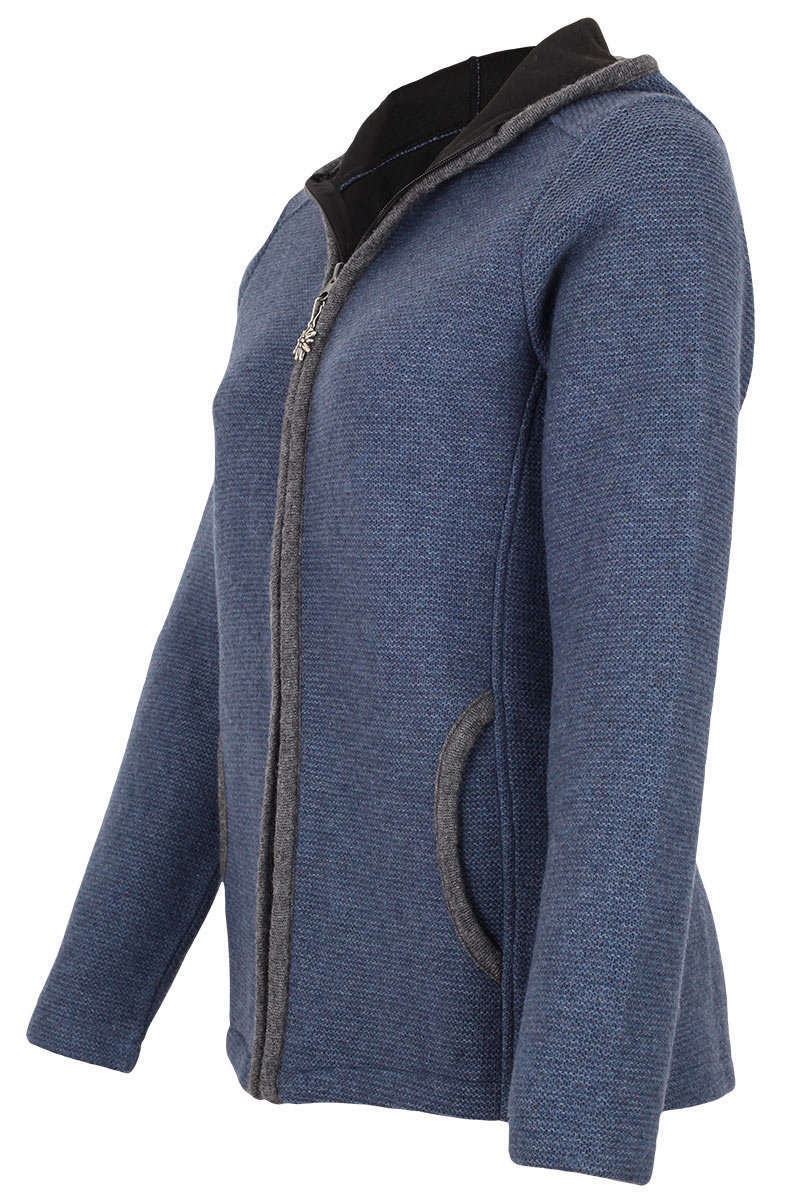 Damen Windstopper-Jacke wasserabweisend blau Bild 2
