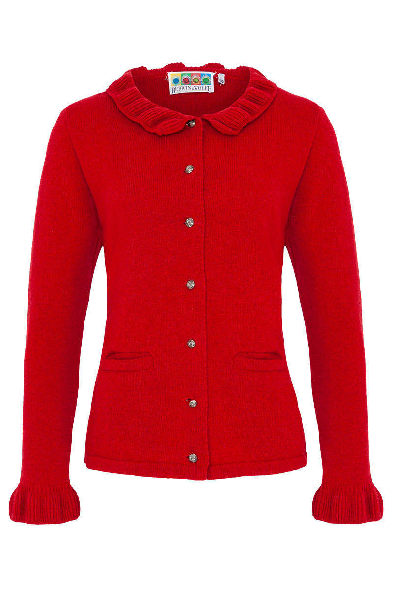 Damen Trachtenjacke rot