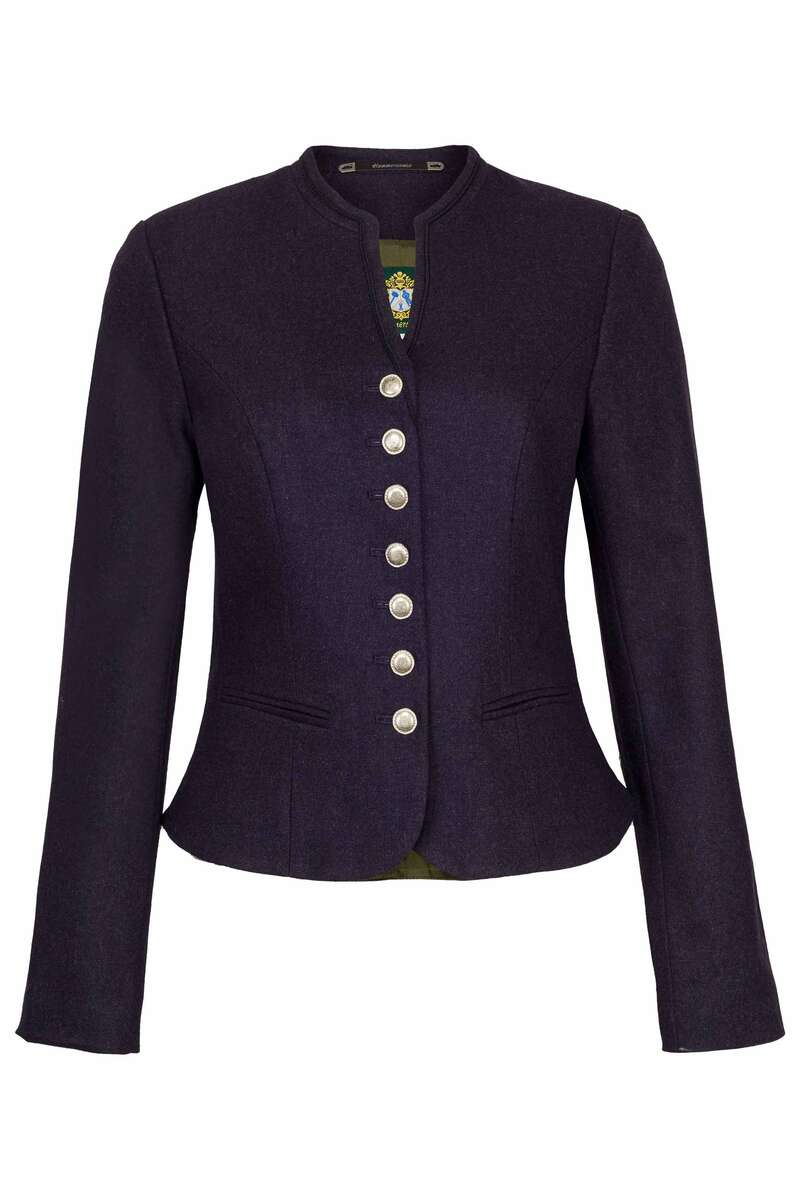 Trachtenlodenblazer mit Schleife am Rcken Stretch blau