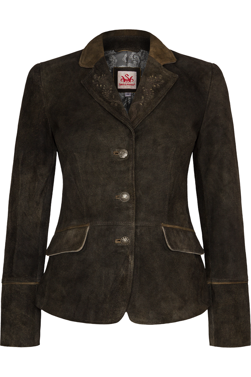 Damen Trachtenblazer aus Leder altsalburg/wiesel