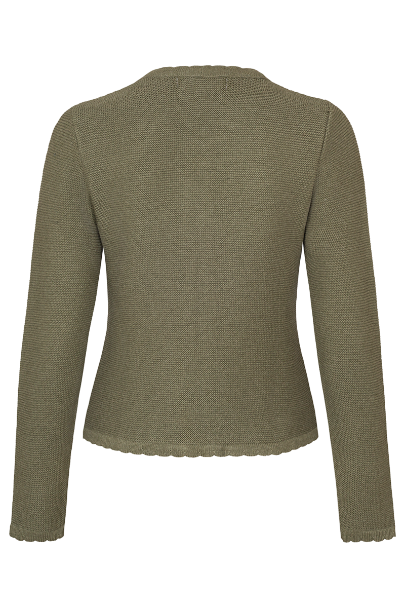 Dirndljacke Trachtenstrickjacke salbei Bild 2