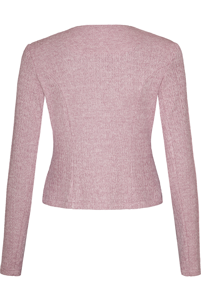 Damen Dirndljacke Zopfstrick beere Bild 2