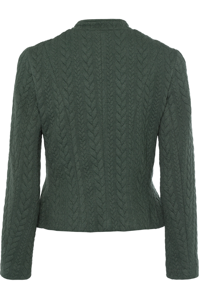 Damen Trachten Sweatjacke Stretch salbei Bild 2