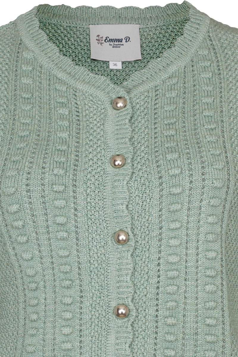 Damen Dirndl-Strickjacke salbei Bild 2