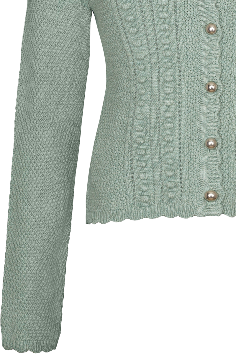 Damen Dirndl-Strickjacke salbei Bild 2