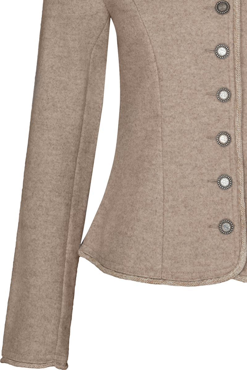 Damen Trachtenjacke kurz mit Schchen beige Bild 2